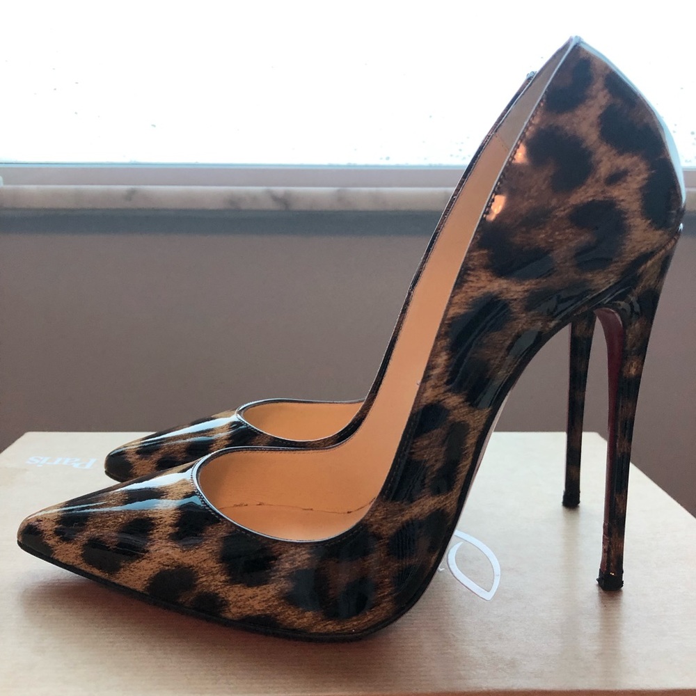 Christian Louboutin So Kate Leopard Sz. 35.5